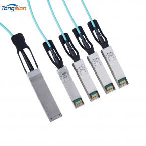 40G QSFP + إلى 4SFP + AOC 1M كابل بصري نشط