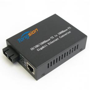 10/100/1000M Duplex Single Mode 1310nm Media Converter